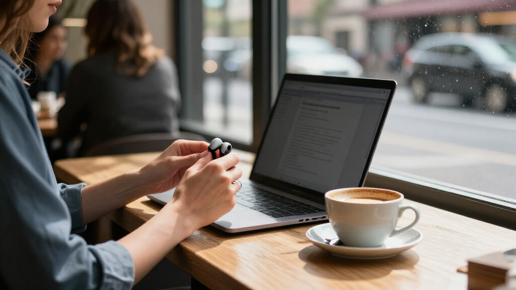 wireless earbuds with noise cancellation