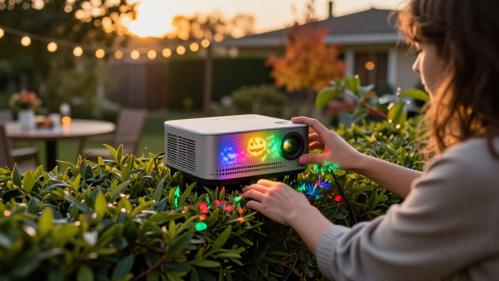 Halloween outdoor projector lights