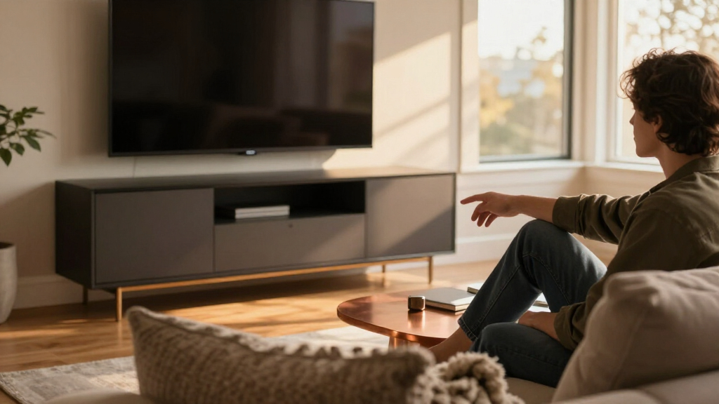 modern media console