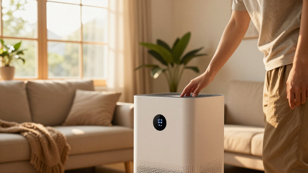 air purifier with real time air quality sensor under 900