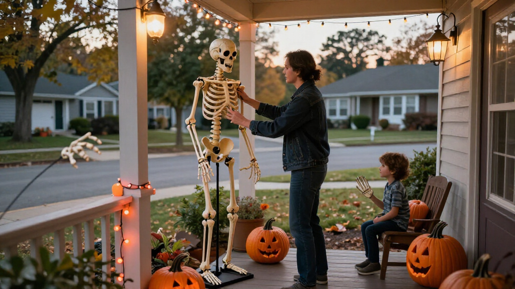 Halloween animatronic decorations