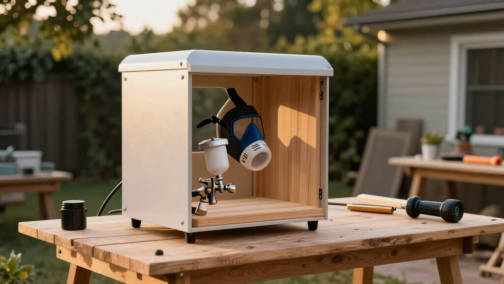 portable spray booth for woodworking in canada