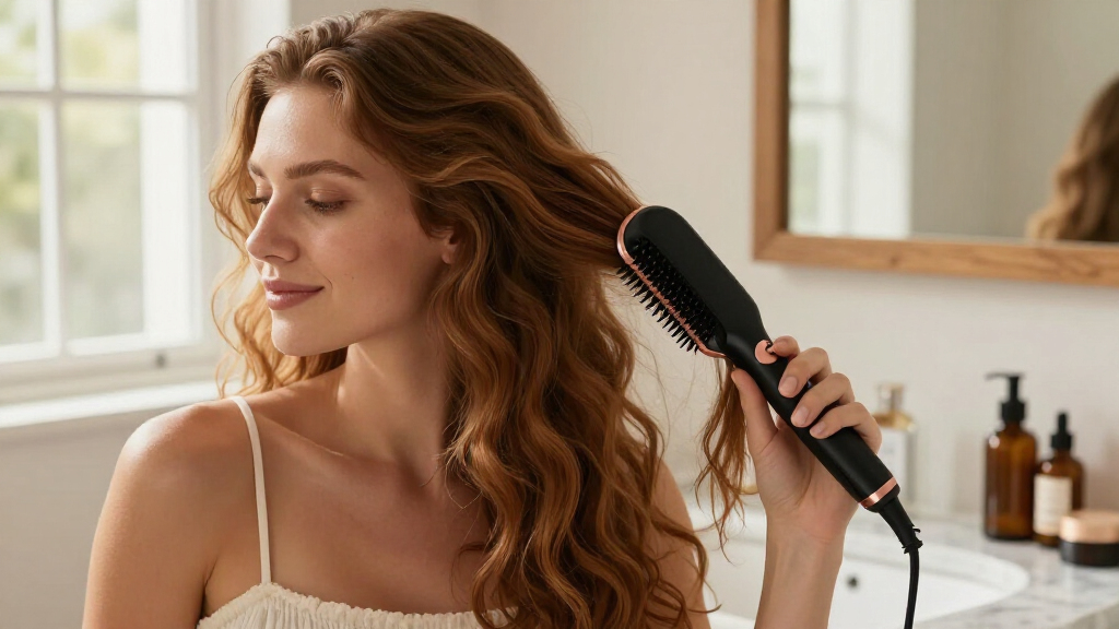 premium hair straightening brushes