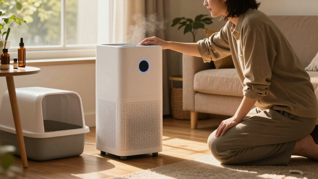 air purifier for litter box odor control