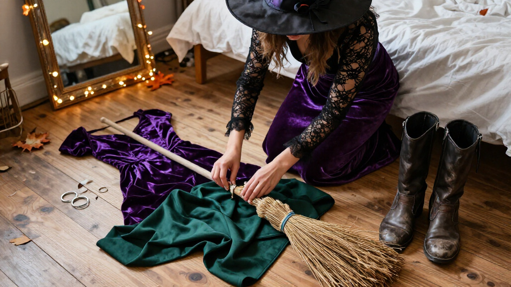 Halloween witch costumes for women