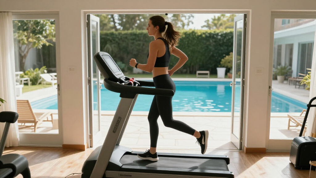 best treadmill for home gym near pool house