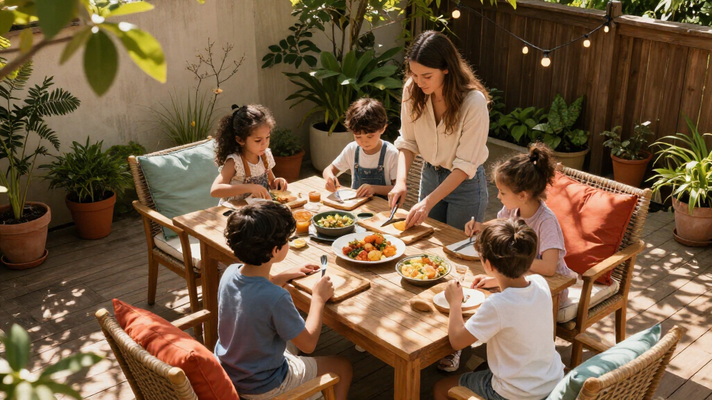 family outdoor patio furniture