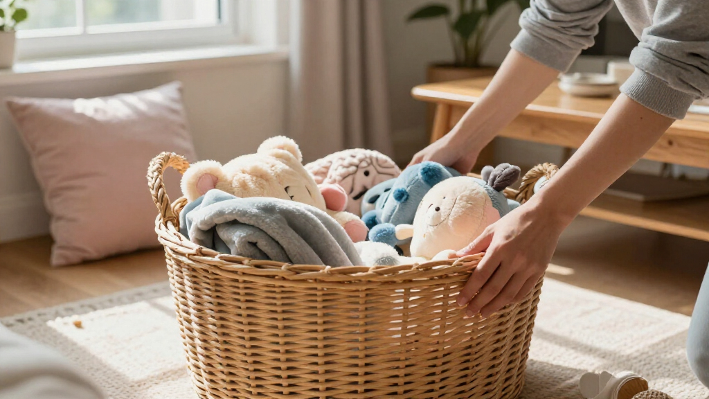 storage baskets for clutter