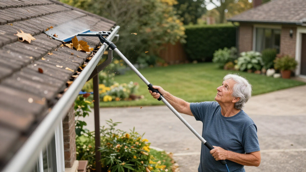 best gutter cleaning tools without ladder