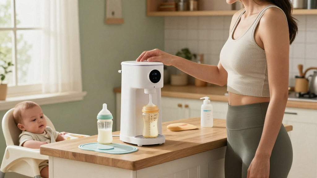 baby formula dispensers with temperature control