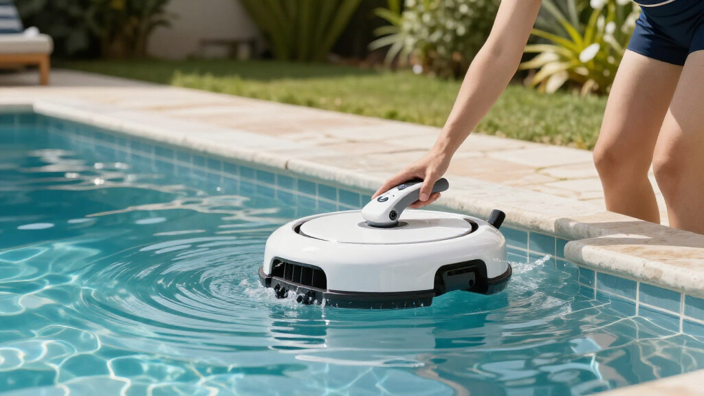 pool vacuum robot inground