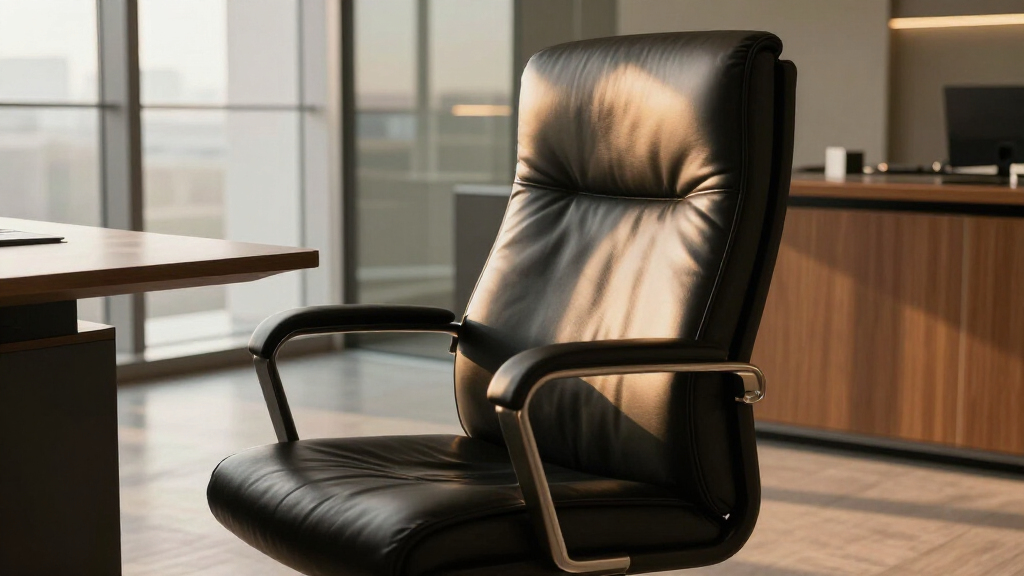 leather executive office chairs on amazon