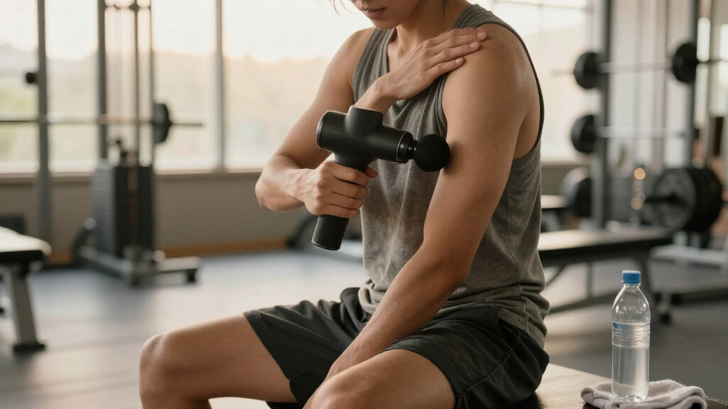 massage guns for shoulder blade knots