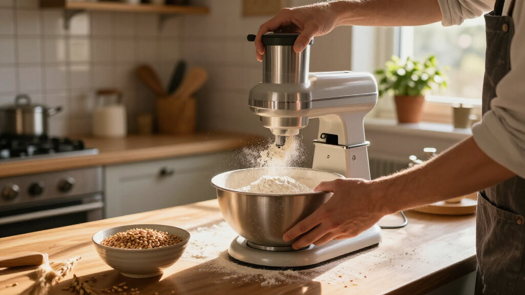 high ticket grain mill attachment for stand mixer