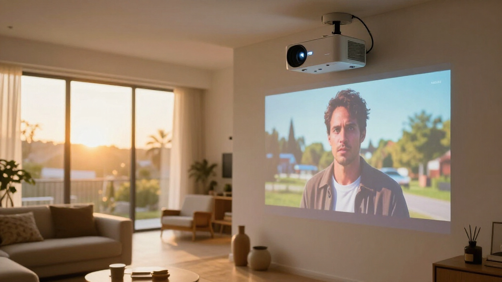 4k short throw projector for bright rooms