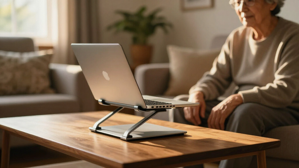 ergonomic laptop stands for seniors