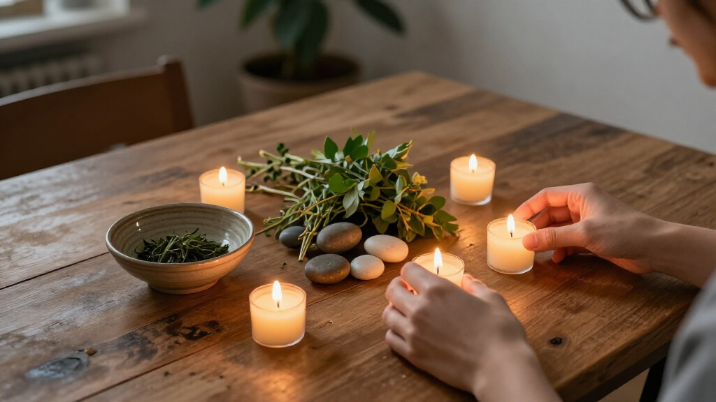 altar candles for spiritual rituals