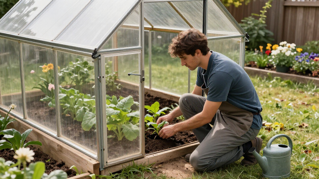raised garden greenhouse kits