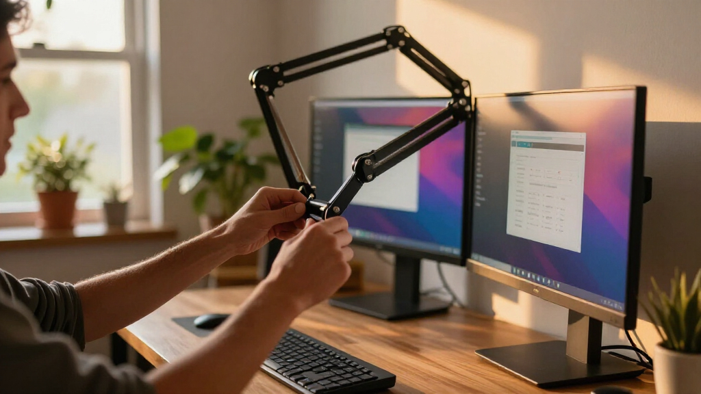 best monitor arm dual
