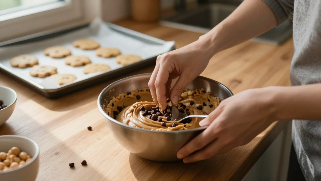 peanut butter chocolate chip cookies