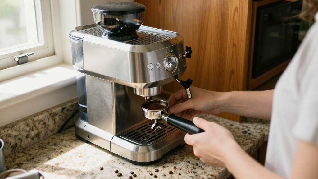 espresso machines with builtin grinder