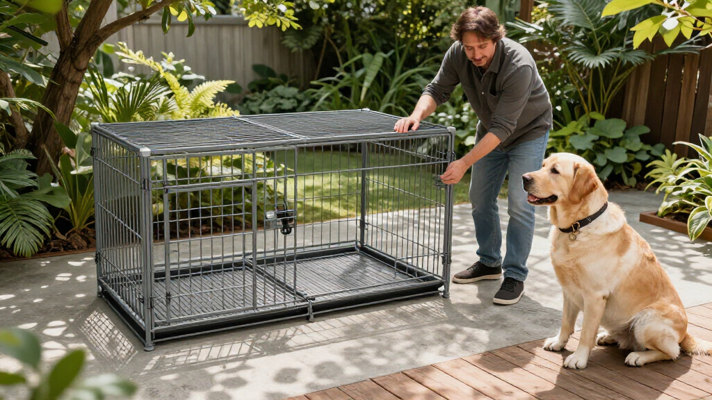 heavyduty dog crates with divider panels