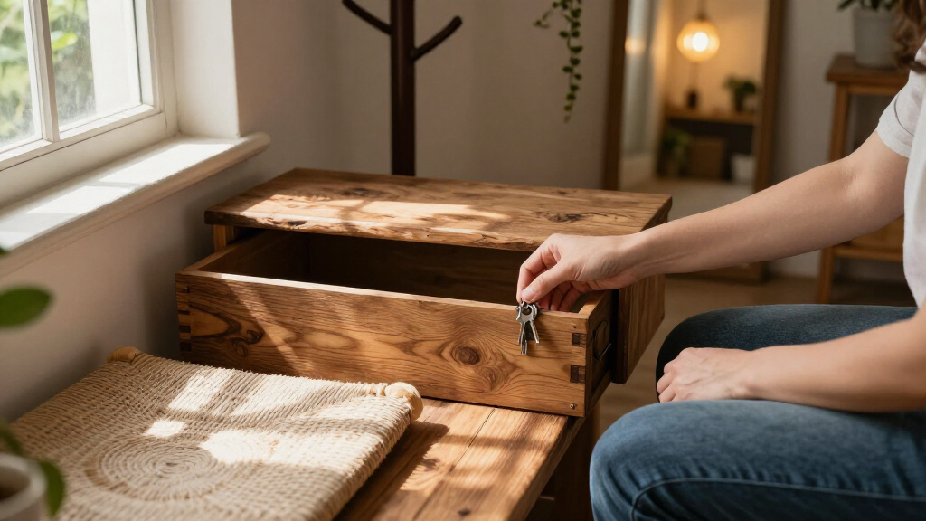 entryway benches with storage