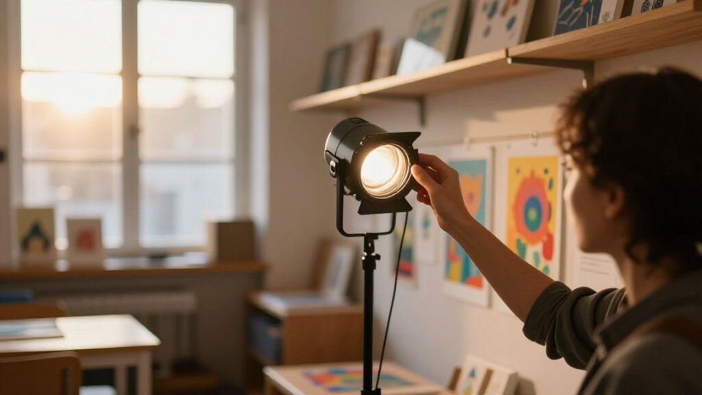 art display spotlight