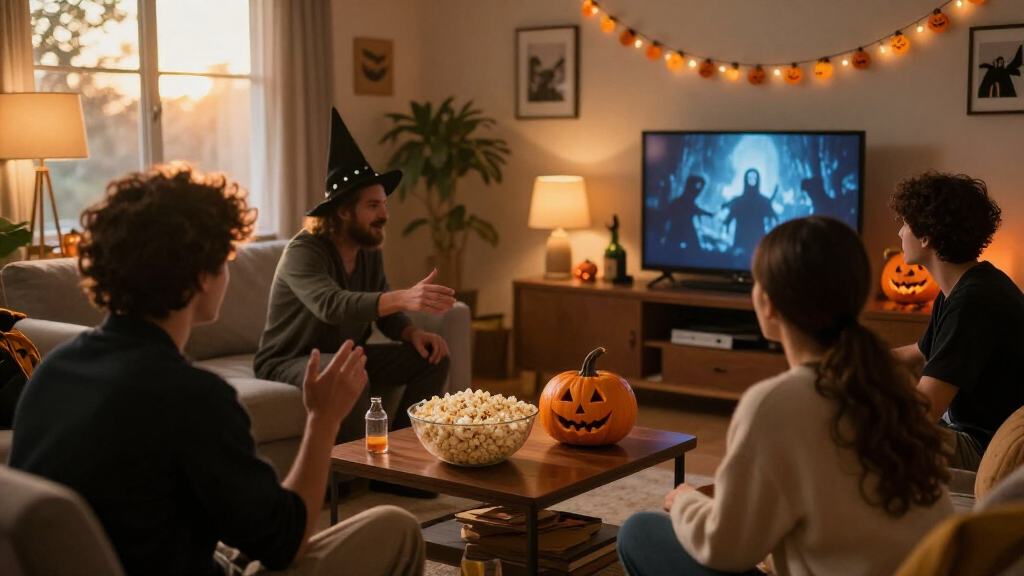 Halloween movie party games