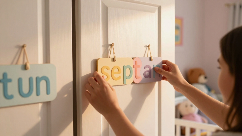 best nursery name signs for twin rooms