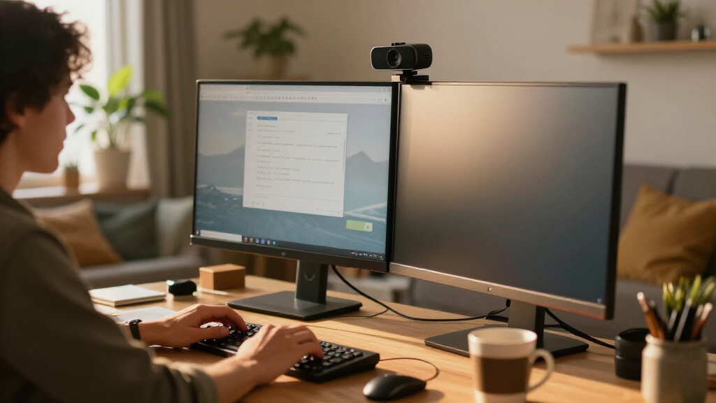 webcam for dual monitor setup