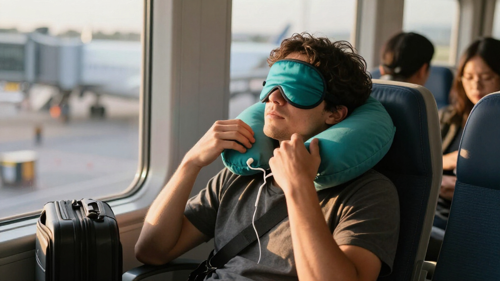 inflatable travel pillow set
