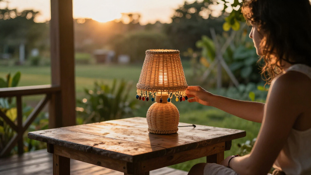 boho table lamps