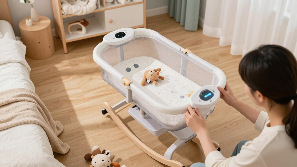 auto rocking bassinets with cry detection