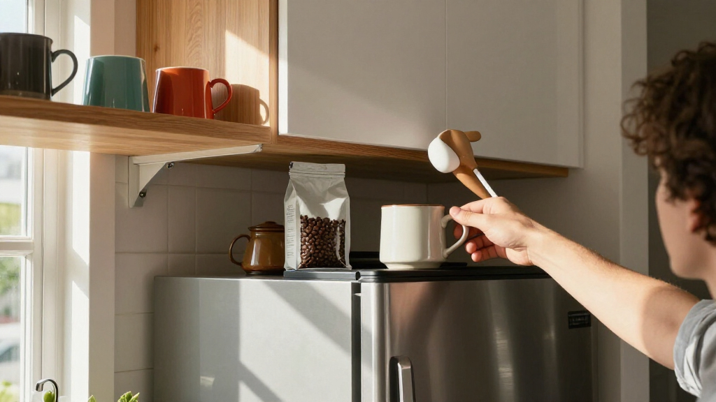 best coffee station cabinet with fridge