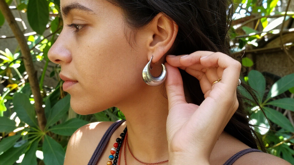titanium conch hoop 16g 10mm