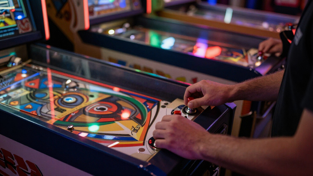 pinball machine for tournament practice