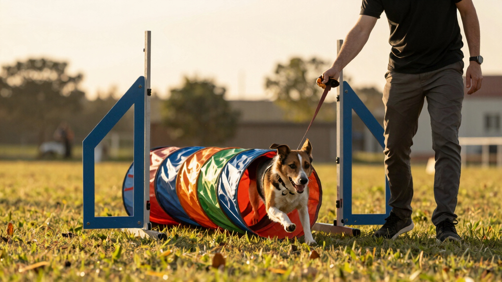 outdoor dog agility equipment