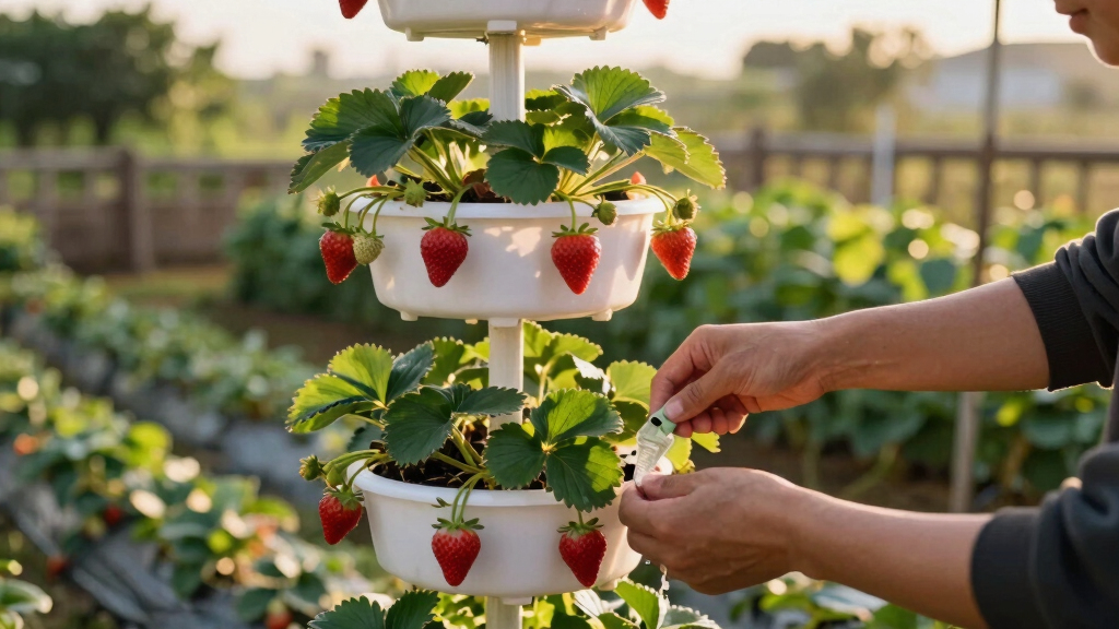 best hydroponic tower for strawberries