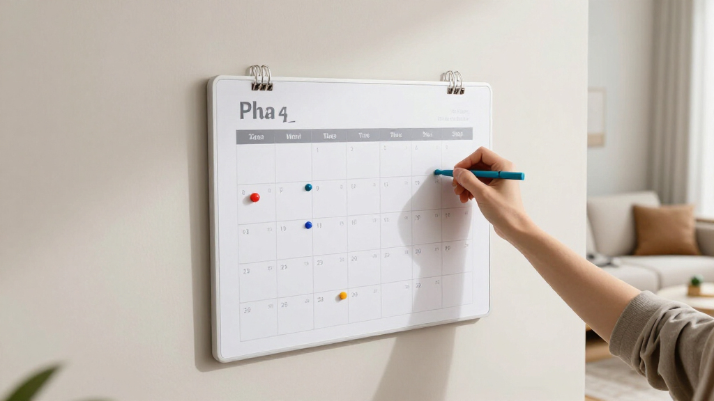 best dry erase calendar boards for co-parent scheduling