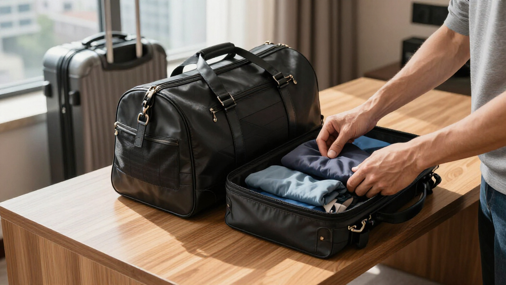 best high-end travel garment duffel