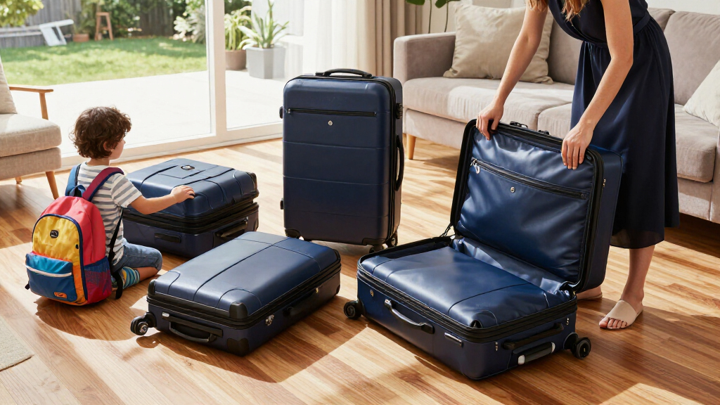 premium luggage sets for families