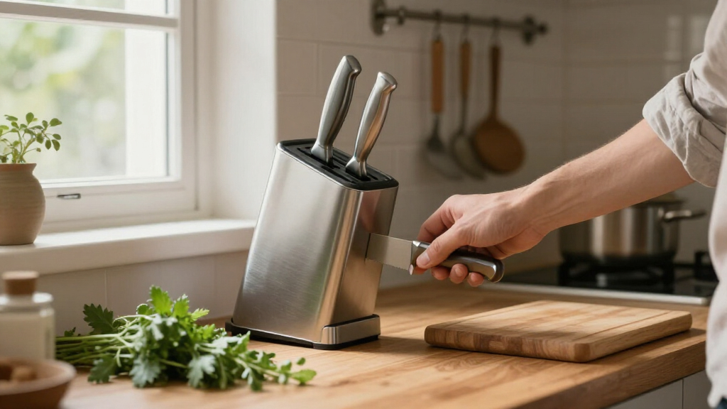 magnetic knife block under 200