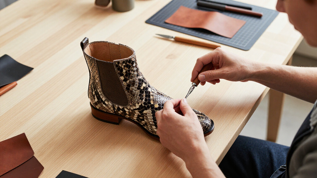 best reptile print boots