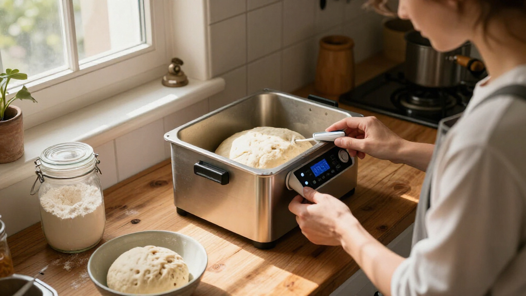 sourdough proofing box with precise temperature control