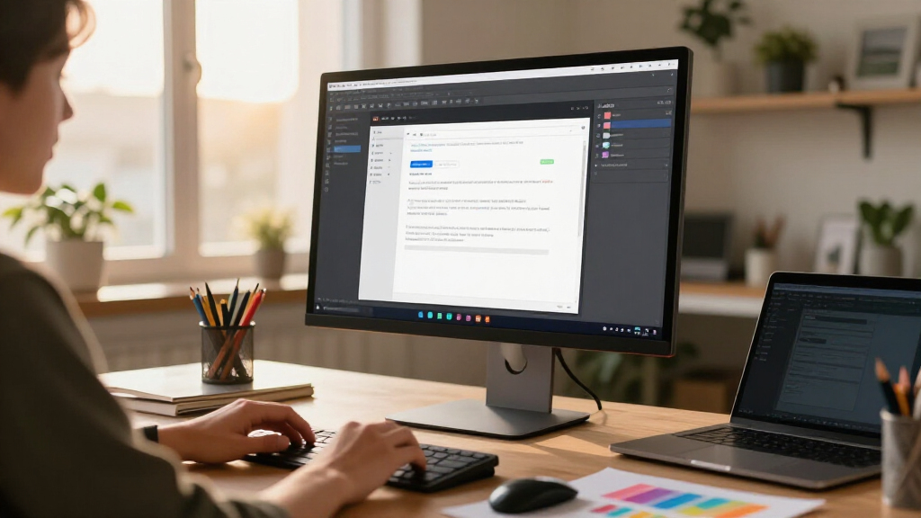 premium color accurate monitor for email design