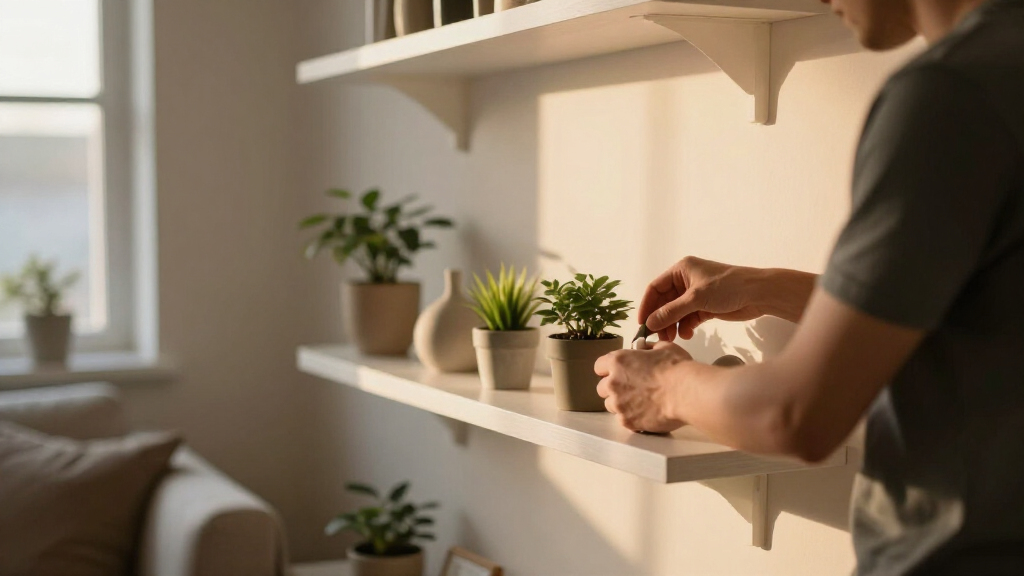floating shelves