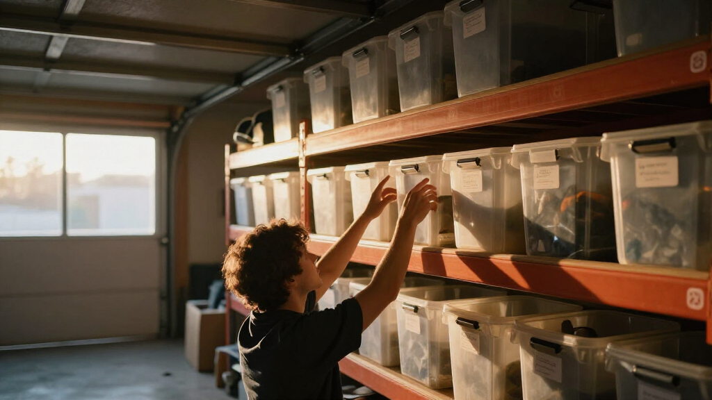best overhead garage storage for bins