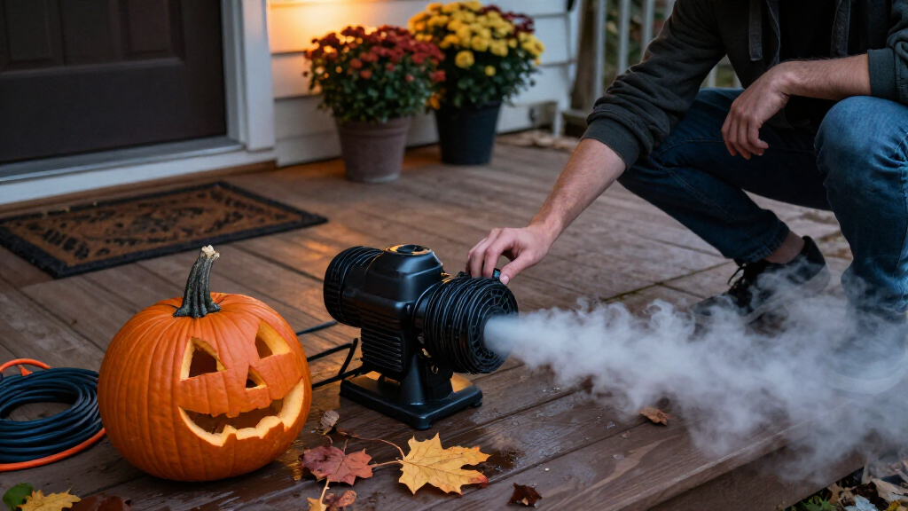 Halloween fog machines