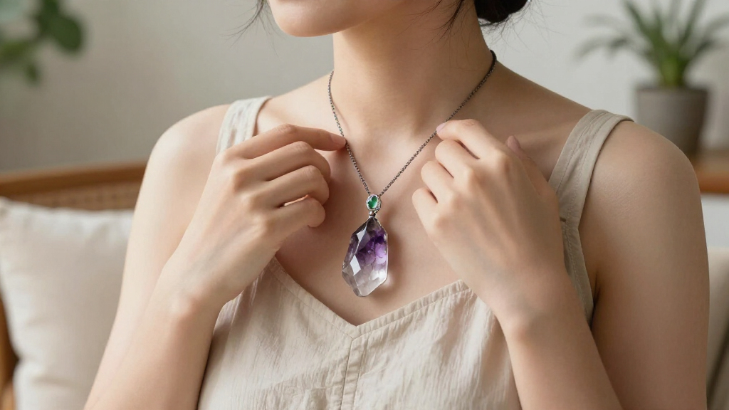 crystal healing jewelry